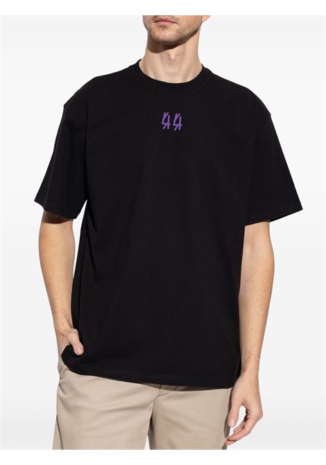 T-shirt a maniche corte con stampa in nero 44 label group - uomo 44 LABEL GROUP | B0030556FA582P640